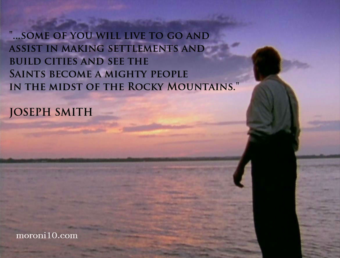 Joseph Smith Looking Westward