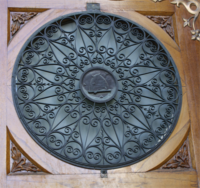 Salt Lake Temple Door Window