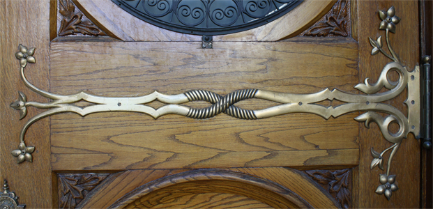 Salt Lake Temple Door Vine Hinges